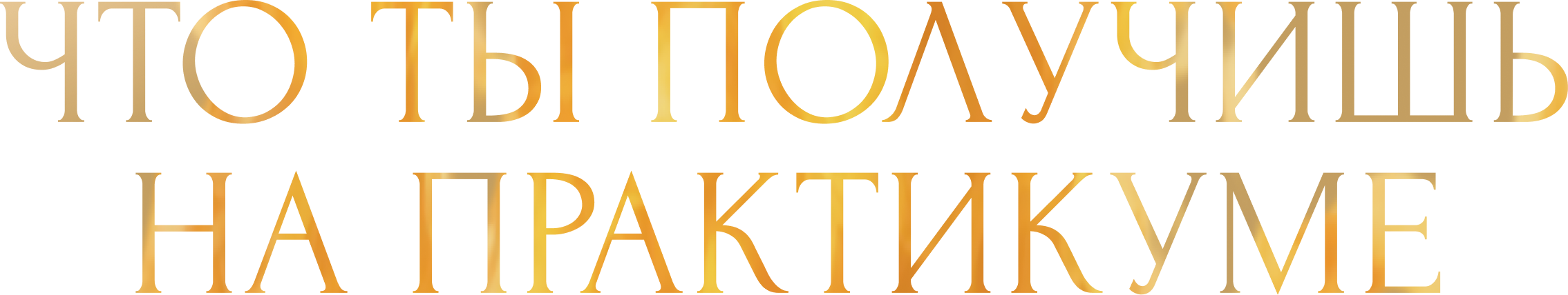 ЧТО ТЫ ПОЛУЧИШЬ НА ПРАКТИКУМЕ